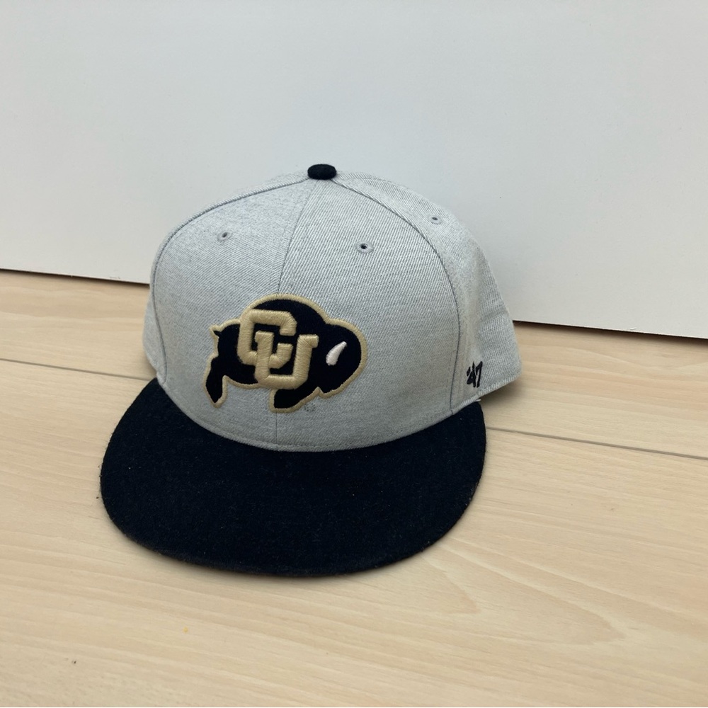 RARE Colorado Buffalos Grey/ Black 47’ Snapback Embroidered Hat